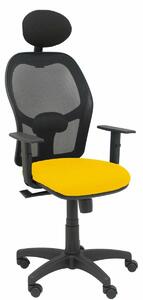 Office Chair with Headrest P&C B10CRNC Yellow