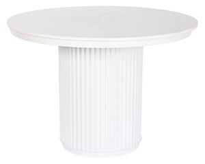 Dining Table Home ESPRIT White Metal Marble 110 x 110 x 76 cm