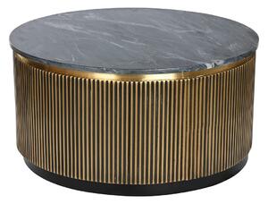 Centre Table Home ESPRIT Brass Marble 90,5 x 90,5 x 45,5 cm