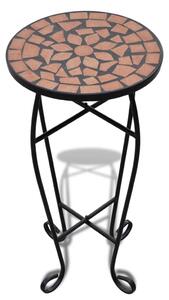 Mosaic Side Table Plant Table Terracotta