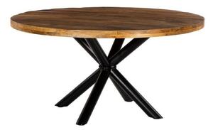 Dining Table DKD Home Decor 150 x 150 x 76 cm Metal Mango wood