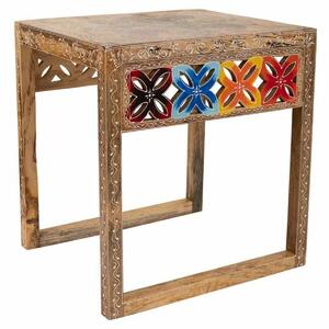 Centre Table Alexandra House Living Multicolour Mango wood 33 x 43 x 40 cm