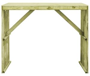 Bar Table 130x60x110 cm Impregnated Pinewood