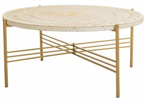 Centre Table Alexandra House Living White Metal Fir wood MDF Wood 80 x 36 x 80 cm