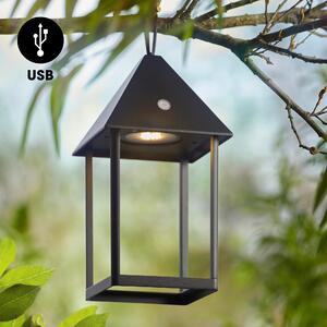 Vogue Hatti Outdoor USB Rechargeable Table Light Black