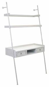 Desk with Shelves Alexandra House Living White 45 x 188 x 107 cm