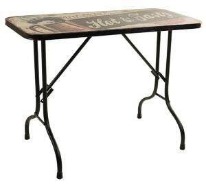 Table Alexandra House Living Black 45 x 75 x 100 cm