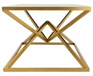 Centre Table Alexandra House Living Gold Metal Paper Iron MDF Wood 60 x 45 x 110 cm