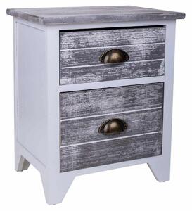 Nightstand Alexandra House Living White 28 x 45 x 38 cm