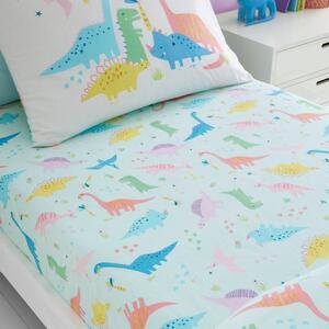 Catherine Lansfield Dinosaur Friends Fitted Sheet