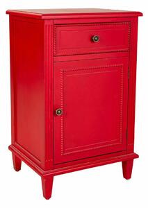 Nightstand Alexandra House Living Red 36 x 72 x 45 cm