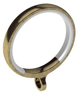 Pack of 4 Luxury Curtain Rings 28mm Diameter Antique Brass