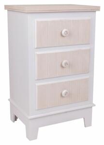 Nightstand Alexandra House Living White 30 x 64 x 40 cm