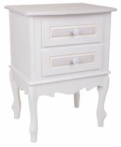 Nightstand Alexandra House Living White 34 x 57 x 42 cm