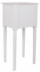 Nightstand Alexandra House Living White 26 x 72 x 33 cm