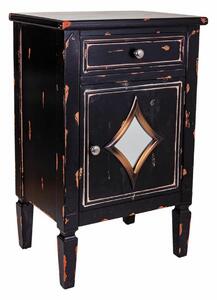 Nightstand Alexandra House Living Black 36 x 76 x 48 cm