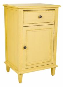 Nightstand Alexandra House Living Yellow 36 x 72 x 45 cm