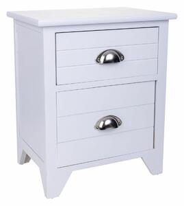 Nightstand Alexandra House Living White 28 x 45 x 38 cm