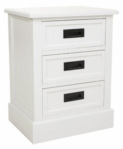 Nightstand Alexandra House Living White 35 x 60 x 45 cm