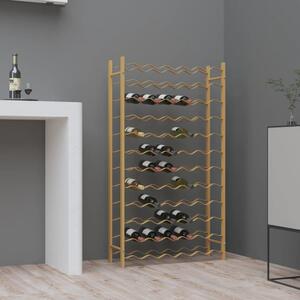 Wine Rack for 72 Bottles Gold Metal