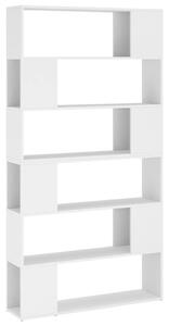 Book Cabinet Room Divider White 100x24x188 cm