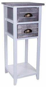 Nightstand Alexandra House Living White 30 x 73 x 30 cm