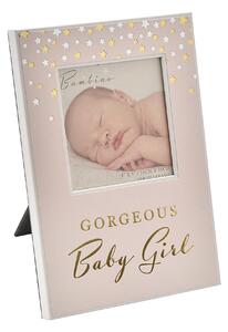 Bambino Paperwrap Baby Girl Photo Frame Pink