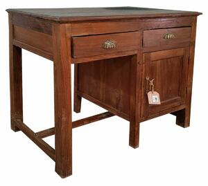 Desk Alexandra House Living Brown 48 x 81 x 87 cm