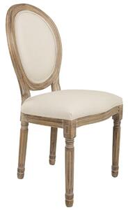 Dining Chair Alexandra House Living Beige 46 x 96 x 48 cm