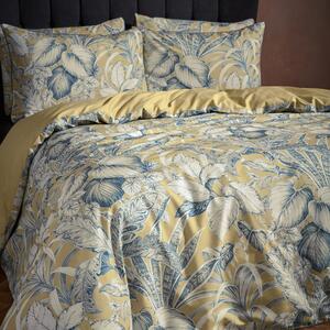 EW by Edinburgh Weavers Tivoli Tropical 100% Cotton Sateen Duvet Cover & Pillowcase Set yellow