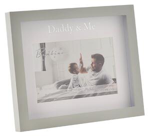 Bambino Daddy & Me Frame in Lidded Gift Box Grey