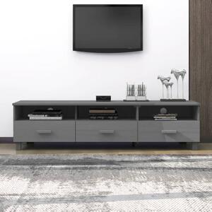 TV Cabinet HAMAR Dark Grey 158x40x40 cm Solid Wood Pine