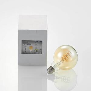 Lucande LED bulb E27 G95 4W 2,200K dimmable amber