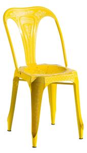 Dining Chair Yellow 41 x 39 x 85 cm