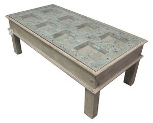 Centre Table Romimex White 136 x 48 x 67 cm