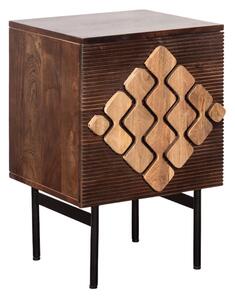 Nightstand Romimex Brown Golden Mango wood 30 x 60 x 40 cm