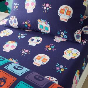 Catherine Lansfield Sugar Skull Fiesta Fitted Sheet