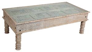 Centre Table Romimex Multicolour Light brown 140 x 45 x 70 cm