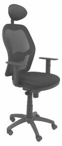 Office Chair with Headrest Jorquera P&C 15SNBALI840C Black