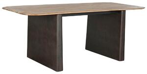 Dining Table Home ESPRIT Natural Dark brown Fir 200 x 90 x 75 cm