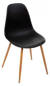 Dining Chair Atmosphera Taho Black polypropylene (47 x 53 x 85 cm)