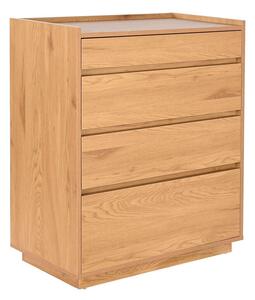 Chest of drawers Home ESPRIT Natural Oak MDF Wood 75 x 40 x 90 cm