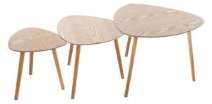 Set of 3 tables Atmosphera Mileo Natural