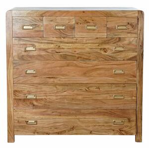 Chest of drawers DKD Home Decor Natural Acacia Colonial 110 x 45 x 108 cm