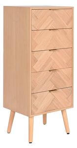 Chest of drawers Home ESPRIT Natural Paolownia wood MDF Wood 42 x 34 x 101 cm