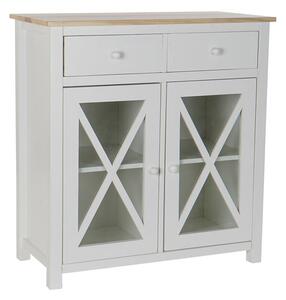 Chest of drawers DKD Home Decor S3022229 White Natural Crystal Poplar Cottage 80 x 40 x 85 cm