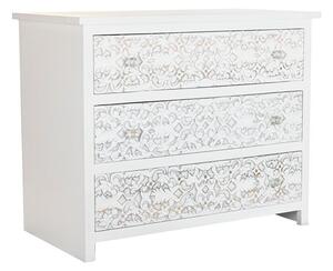 Chest of drawers DKD Home Decor White Mango wood (100 x 50 x 80 cm)