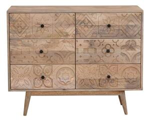 Chest of drawers DKD Home Decor Mango wood Arab (100 x 40 x 80 cm)