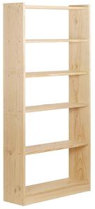 Bookshop Astigarraga Gala Natural Pinewood 184 x 80 x 25 cm 6 Shelves