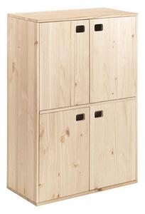 Furniture Astigarraga Dinamic4 4 doors Natural Wood Pinewood 105,4 x70,8 x 33 cm